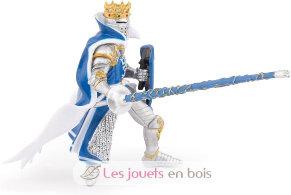 Figurine Roi au dragon bleu PA39387-2865 Papo 6