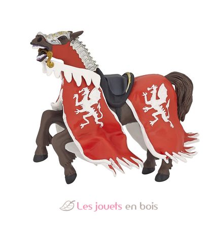 Figurine Cheval du roi au dragon rouge PA39388-2866 Papo 1