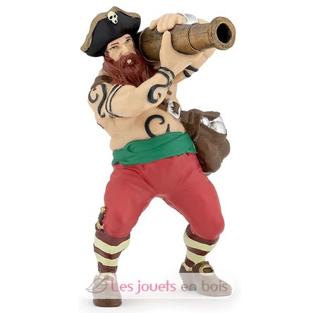 Figurine pirate au canon PA-39439 Papo 1
