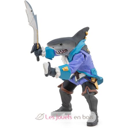 Figurine Pirate mutant requin PA-39480 Papo 2