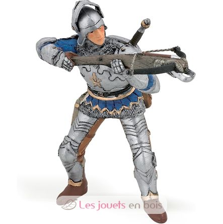 Figurine Arbalétrier bleu en armure PA-39753 Papo 1