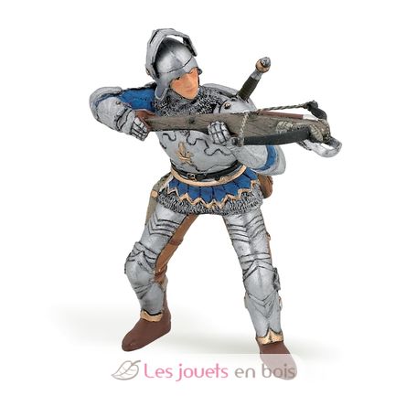 Figurine Arbalétrier bleu en armure PA-39753 Papo 2