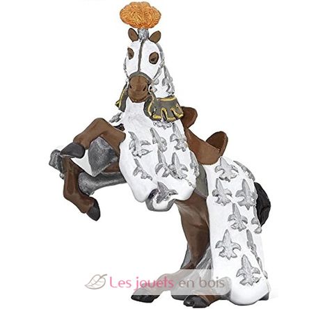 Figurine Cheval du Prince Philippe blanc PA39792 Papo 1
