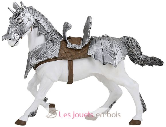 Figurine Cheval en armure PA-39799 Papo 1