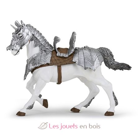 Figurine Cheval en armure PA-39799 Papo 1