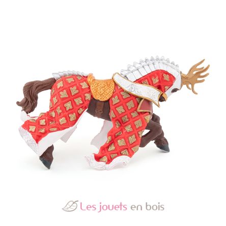 Figurine Cheval du maître des armes cimier cerf PA39912-2870 Papo 5