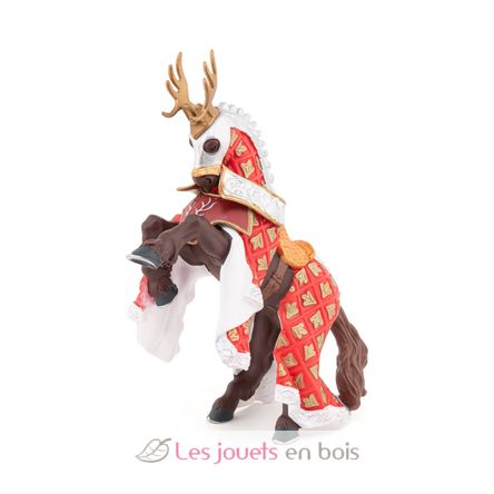 Figurine Cheval du maître des armes cimier cerf PA39912-2870 Papo 6