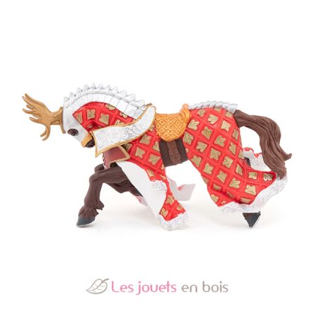 Figurine Cheval du maître des armes cimier cerf PA39912-2870 Papo 2