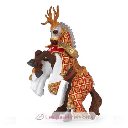 Figurine Cheval du maître des armes cimier cerf PA39912-2870 Papo 1