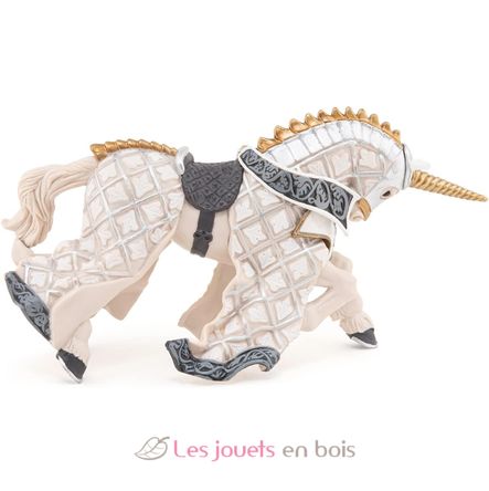 Cheval maître des armes cimier licorne PA39916-2873 Papo 4