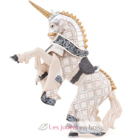 Cheval maître des armes cimier licorne PA39916-2873 Papo 3