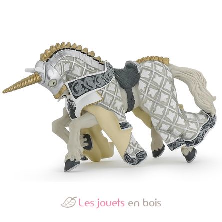 Cheval maître des armes cimier licorne PA39916-2873 Papo 1