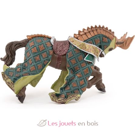 Figurine Cheval du maître des armes cimier dragon PA39923-2877 Papo 2