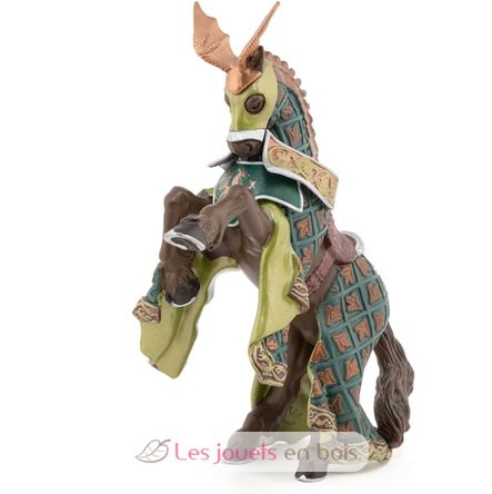 Figurine Cheval du maître des armes cimier dragon PA39923-2877 Papo 3