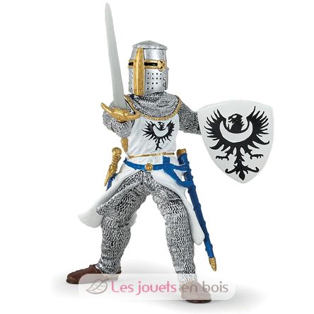 Figurine Chevalier blanc à l'épée PA-39946 Papo 1