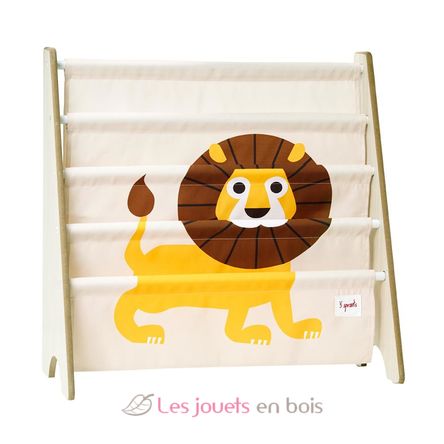 Rangement livres enfant couleurs vives