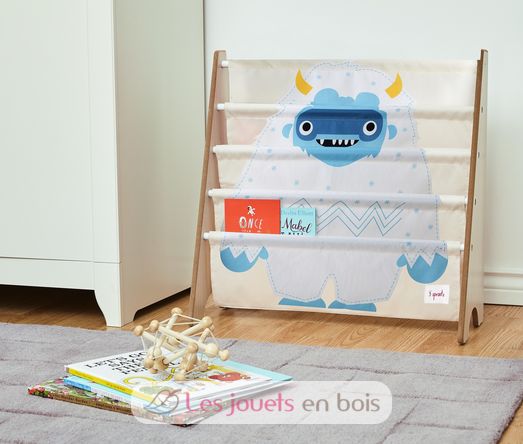 Rangement livres enfant couleurs vives