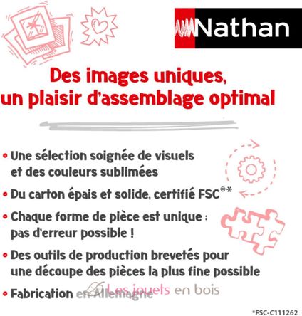 Puzzle Les hospices de Beaune 1000 pcs N12001536 Nathan 6