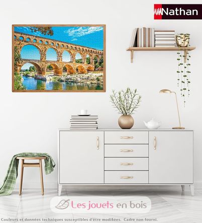 Puzzle Le pont du Gard 1000 pcs N12000899 Nathan 3