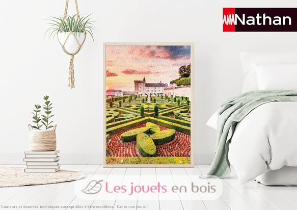 Puzzle Château de Villandry 1000 pcs N12000912 Nathan 3