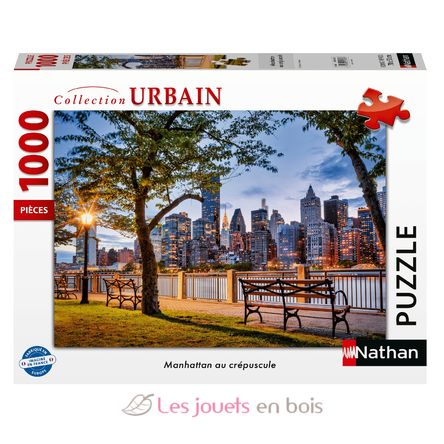 Puzzle Manhattan au crépuscule 1000 pcs N12001530 Nathan 1