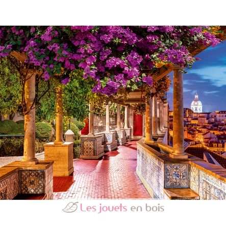 Puzzle Le mirador de Santa Luzia 2000 pcs N12001534 Nathan 2