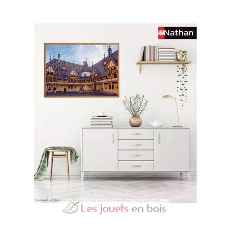 Puzzle Les hospices de Beaune 1000 pcs N12001536 Nathan 3
