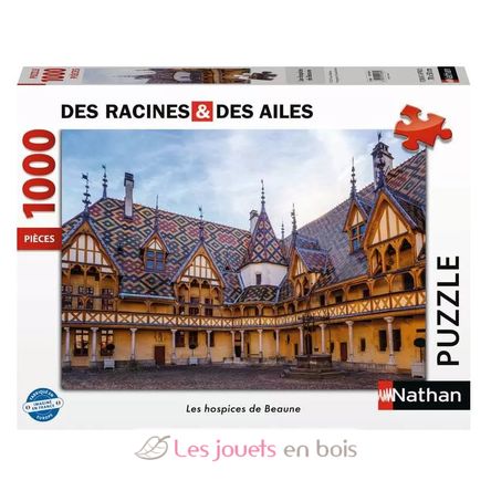 Puzzle Les hospices de Beaune 1000 pcs N12001536 Nathan 1