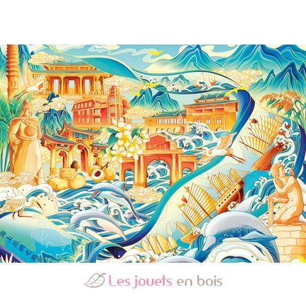 Puzzle Merveilles d'Asie 1500 pcs N12001618 Nathan 2