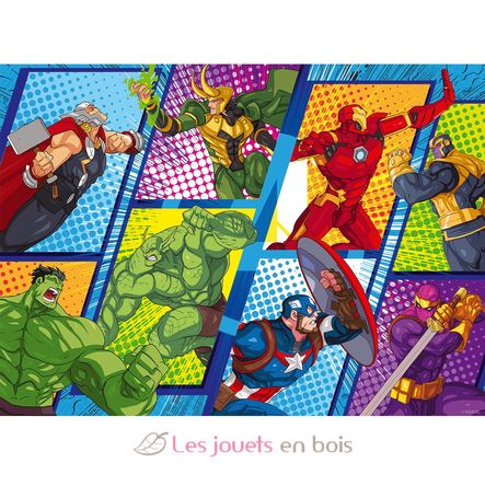 Puzzle Les Avengers contre les méchants 60 pcs N12004147 Nathan 2