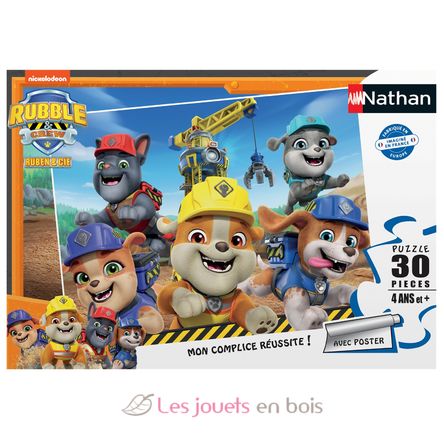 Puzzle Héros du chantier Ruben et Cie 30 pcs N12004150 Nathan 1