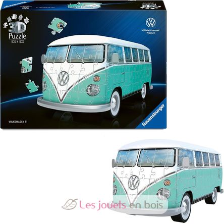 Puzzle 3D Combi T1 Volkswagen 162 pcs RAV12008035 Ravensburger 7