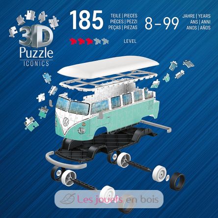 Puzzle 3D Combi T1 Volkswagen 162 pcs RAV12008035 Ravensburger 2
