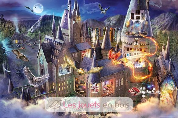 Puzzle Vue sur le château Poudlard 3000 Pcs RAV17561 Ravensburger 2