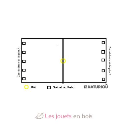 KUBB, jeu des Vikings GO15166-5333 Goki 4