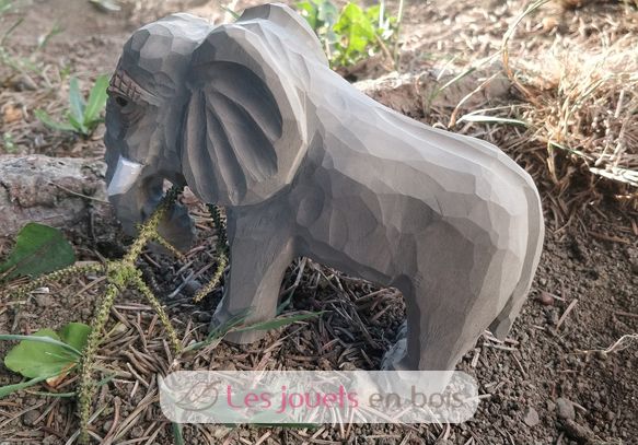 Figurine Eléphant en bois WU-40453 Wudimals 3