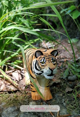 Figurine Tigre en bois WU-40458 Wudimals 2