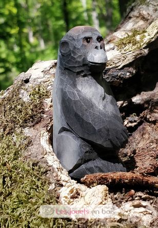 Figurine Gorille en bois WU-40459 Wudimals 2