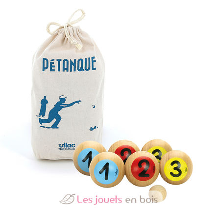 Jeu de pétanque 1, 2, 3 V4053G Vilac 4