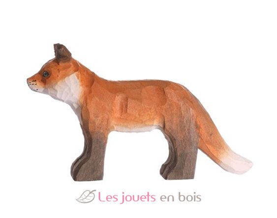 Wudimals Renard - Figurine animal en bois - Jouets en bois