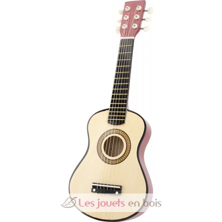 Guitare naturelle Ulysse 4078 - Guitare en bois pour enfant - Jouet musical