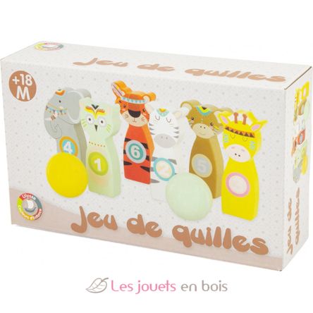 Jeu de quilles Animaux 10 cm UL4109 Ulysse 2