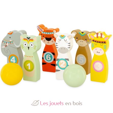 Jeu de quilles Animaux 10 cm UL4109 Ulysse 1