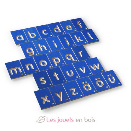 Apprendre les Lettres Minuscules - Erzi 42022 - Jeu en bois éducatif