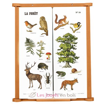 Tableau triptyque La Forêt JJ4671 Jeujura 1