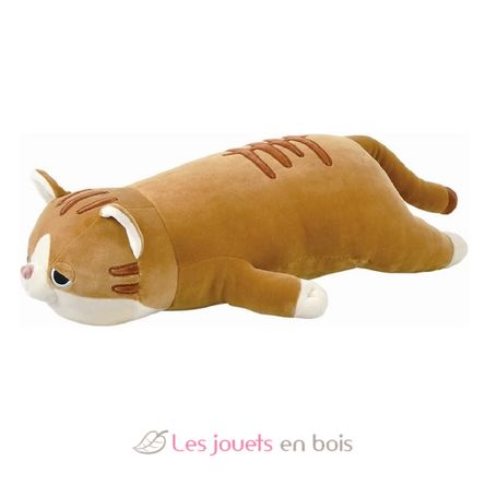 Peluche Mugi le chat brun 54 cm NE-48902-36 Nemu Nemu 1