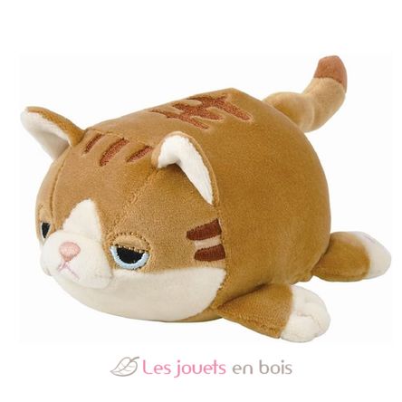 Peluche Mugi le bébé chat brun 11 cm NE-48927-36 Nemu Nemu 1