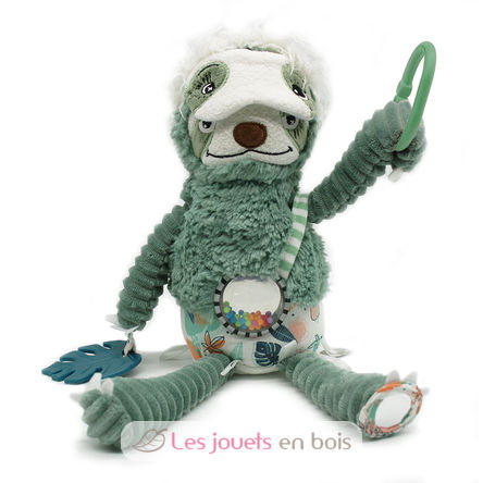 Peluche d'activités nomade Chillos le paresseux DE42133 Les Déglingos 1