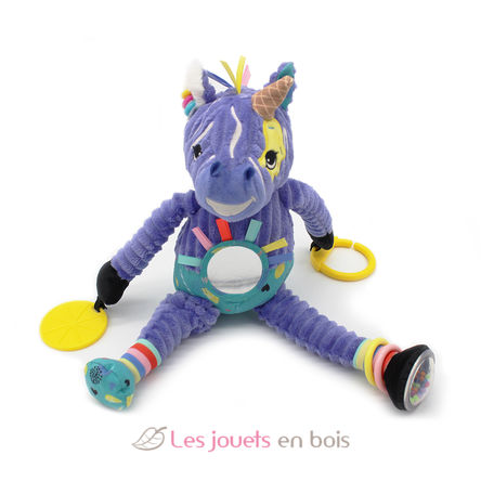 Peluche d'activités nomade Kiprokos le zèbre DE42134 Les Déglingos 6