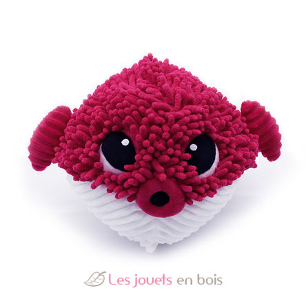 Peluche Ptipotos Poisson globe et son bébé rouge DE74701 Les Déglingos 2